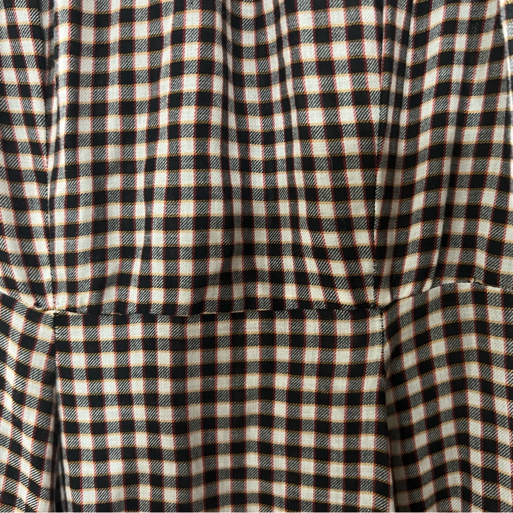 DOEN Delphine Plaid Madeleine Dress NWT XS Prarie style - Picture 10 of 11